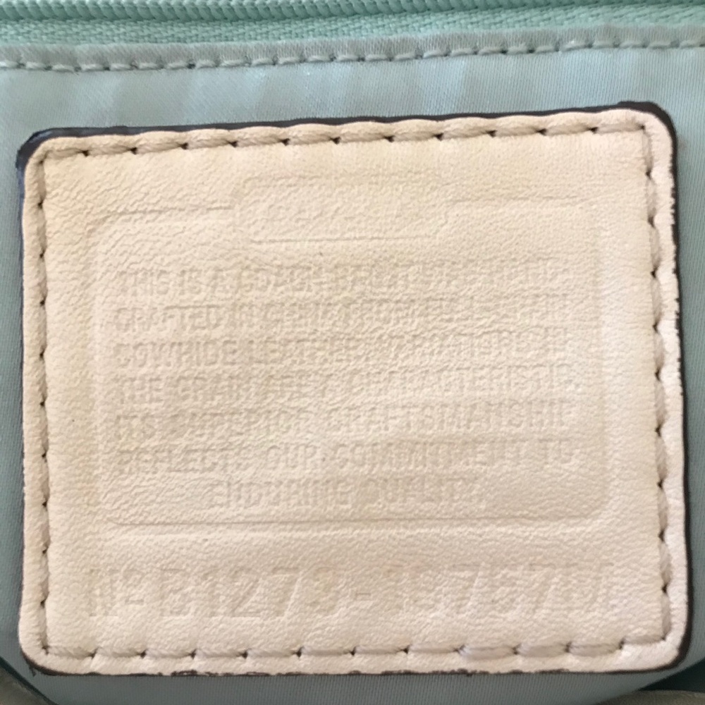 SOLD - Authentic Coach Purse - Picture 7 of 10